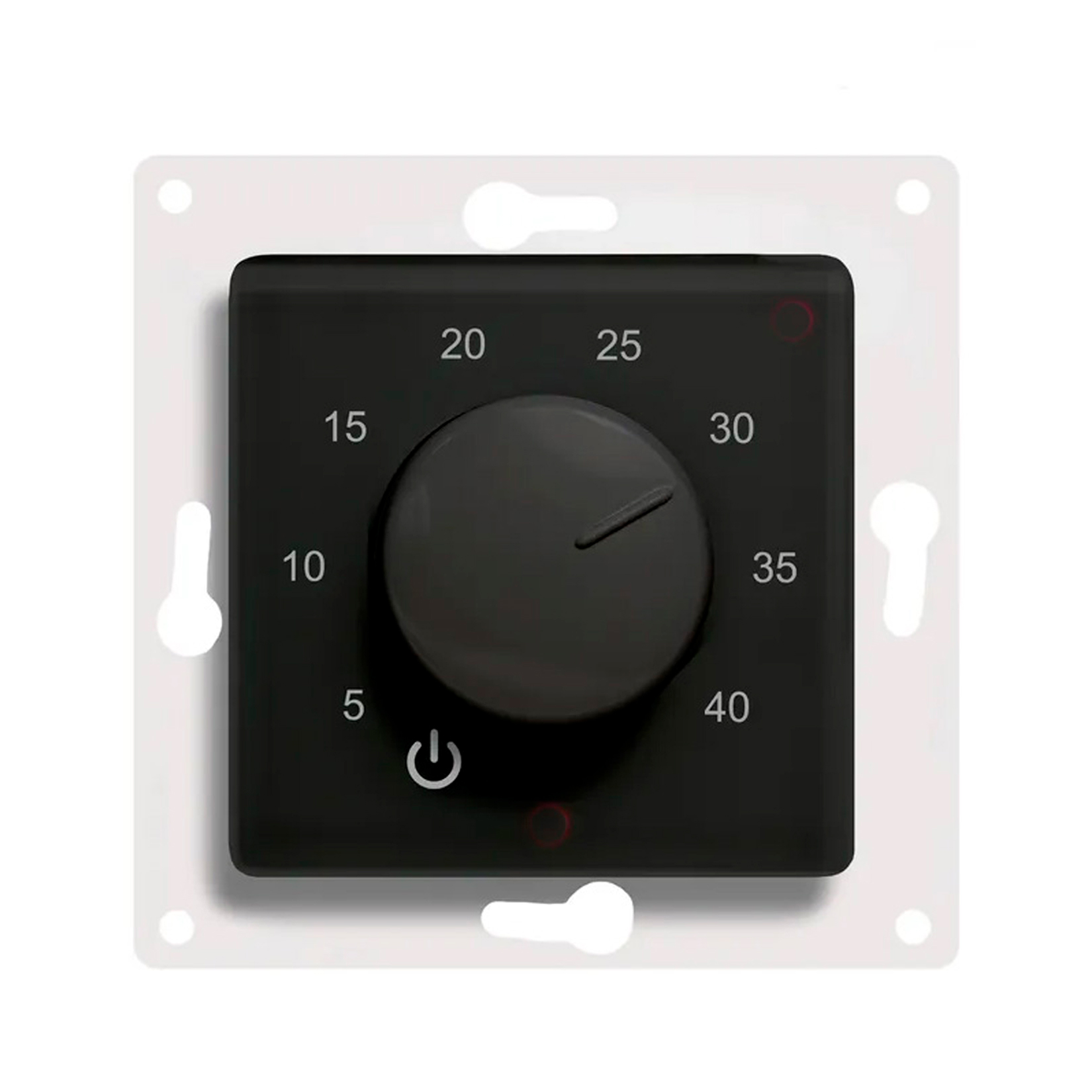 Extherm Th-HF-E-BL Механический термостат с ручным управлением, датчиком температуры пола, под рамку Legrand Etica (ЧЕРНЫЙ)