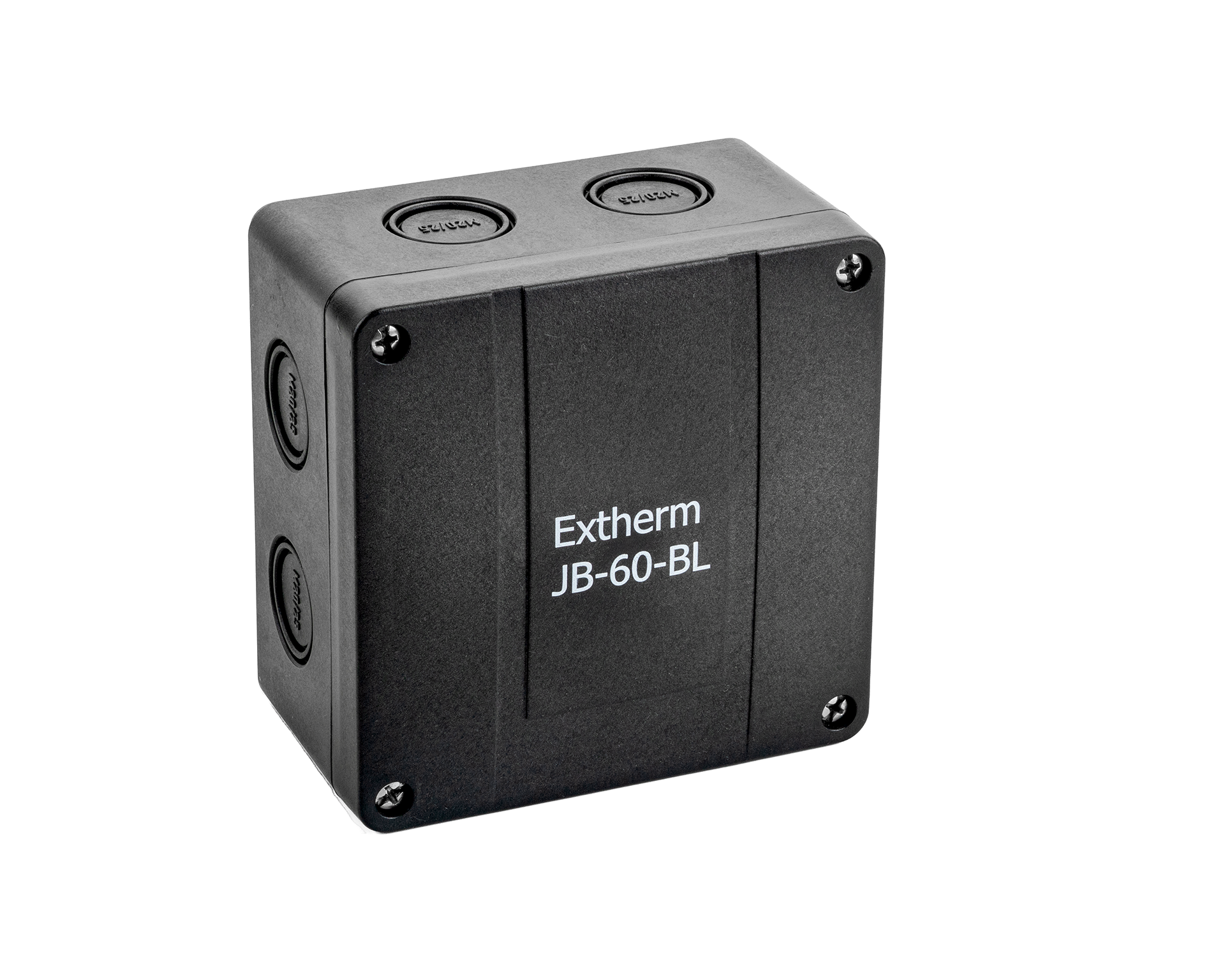 Extherm JB-60-BL Коробка распределительная, IP 66, черная, в комплекте с клеммным рядом 5х6 мм², 41А