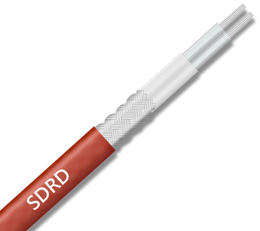 SDRD30.04T Кабель двухжильный резистивный 30,04 (Ом/км), термопласт, до +104°С