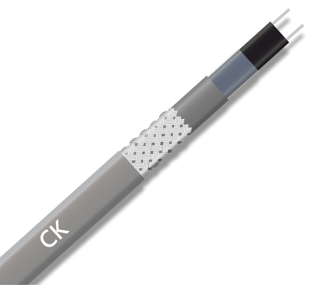 Extherm 32CK20-AT нагревательный кабель саморегулирующийся строительного применения (кровли, трубы) 32 Вт/м, термопласт