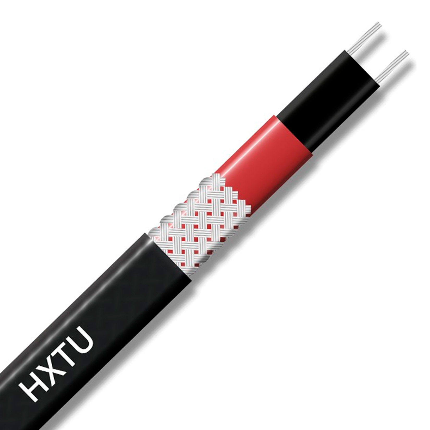 Extherm 30HXTU2-CT Саморегулирующийся нагревательный кабель промышленного применения (трубы, узлы, резервуары) 30 Вт/м, 16AWG, фторопласт