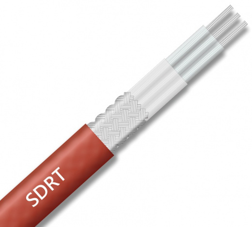 SDRT15.02P Кабель трехжильный резистивный 15,02 (Ом/км), фторопласт, до +260 °С