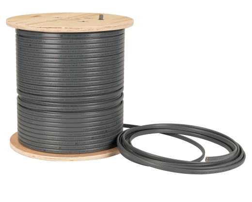 Extherm AKP27-CT нагревательный саморегулирующийся кабель для систем антиобледенения кровли 18 Вт/м на воздухе, 36 Вт/м в талой воде со льдом