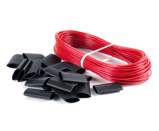 Extherm DRAIN/1 Комплект крепежа в водосточную трубу в 1 нитку, 20 м (трос+крепежи)