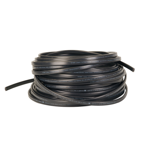 Extherm EPL-2CR-50 кабель нагревательный саморегулирующийся 80 Вт/м при 0 град.С в бетоне (открытые площадки, подъездные пути, тротуары), термопласт, 50 м.