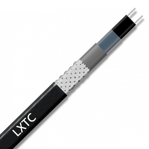 Extherm LXTC16-2CR-250 Саморегулирующийся нагревательный кабель строительного применения (трубы) 16 Вт/м, термопласт, катушка 250 м.