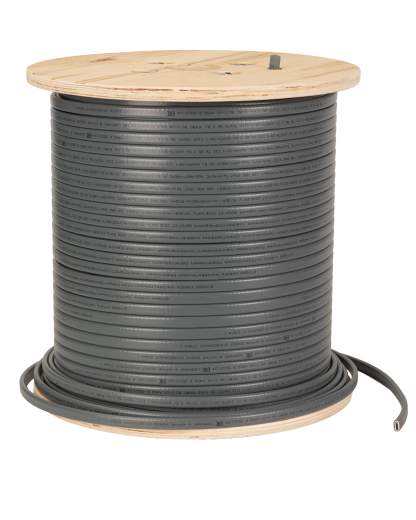Extherm AKP27-CT-250 нагревательный саморегулирующийся кабель для систем антиобледенения кровли 18 Вт/м на воздухе, 36 Вт/м в талой воде со льдом, катушка 250 м.