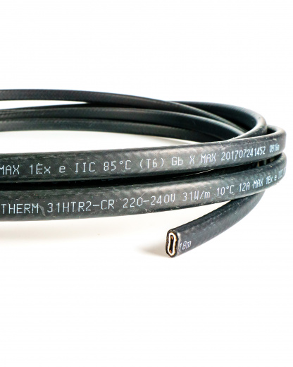 Extherm 10HXTR2-CT Саморегулирующийся нагревательный кабель промышленного применения 10 Вт/м, 16AWG, фторопласт