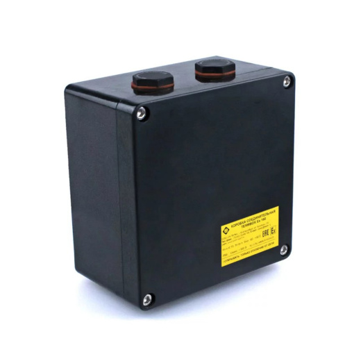 Extherm TermBox Ex 160 Коробка соединительная без опоры для соединения и разветвления кабелей нагревательных саморегулирующихся  160*160*92 мм, УХЛ1, IP66, 1Ex e llC T6...T3GbX