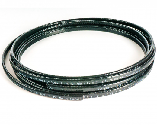 Extherm SXLL30-2CR Саморегулирующийся нагревательный кабель строительного применения  (кровли, трубы)30 Вт/м, 16AWG, термопласт