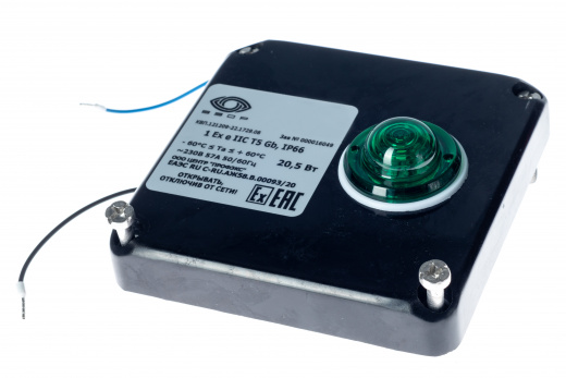 Extherm SBORKA 1P/1L Коробка с индикацией на опоре для подключения или оконцевания 1 нагревательной секции